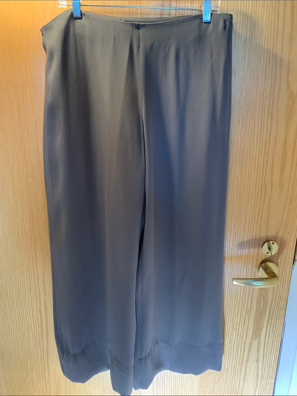 Eileen Fisher Silk Straight Leg Dress Pants - Size L